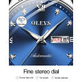 Marca de luxo OLEVS 6608 Homem Negócios Relógio Relogio Masculino Relógio Auto Date Mecânico Moda Relógio Pulseira de Aço Inox